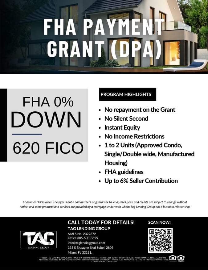 FHA Payment Grant (DPA)