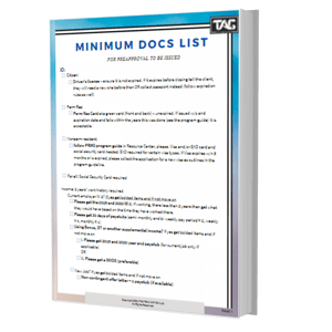 Minimum Docs List