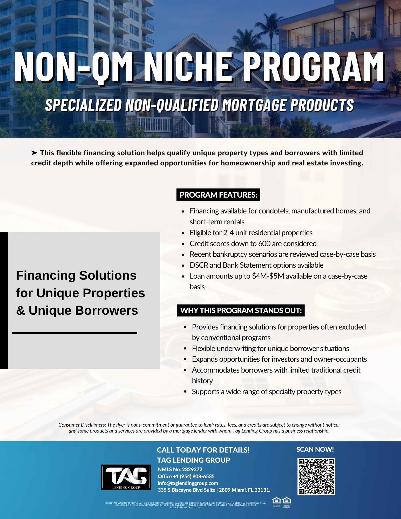 Non-QM Niche Program
