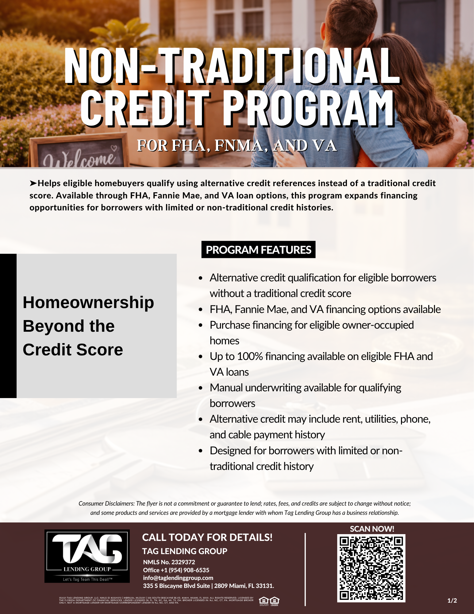 Non-Traditional Credit Program Overview