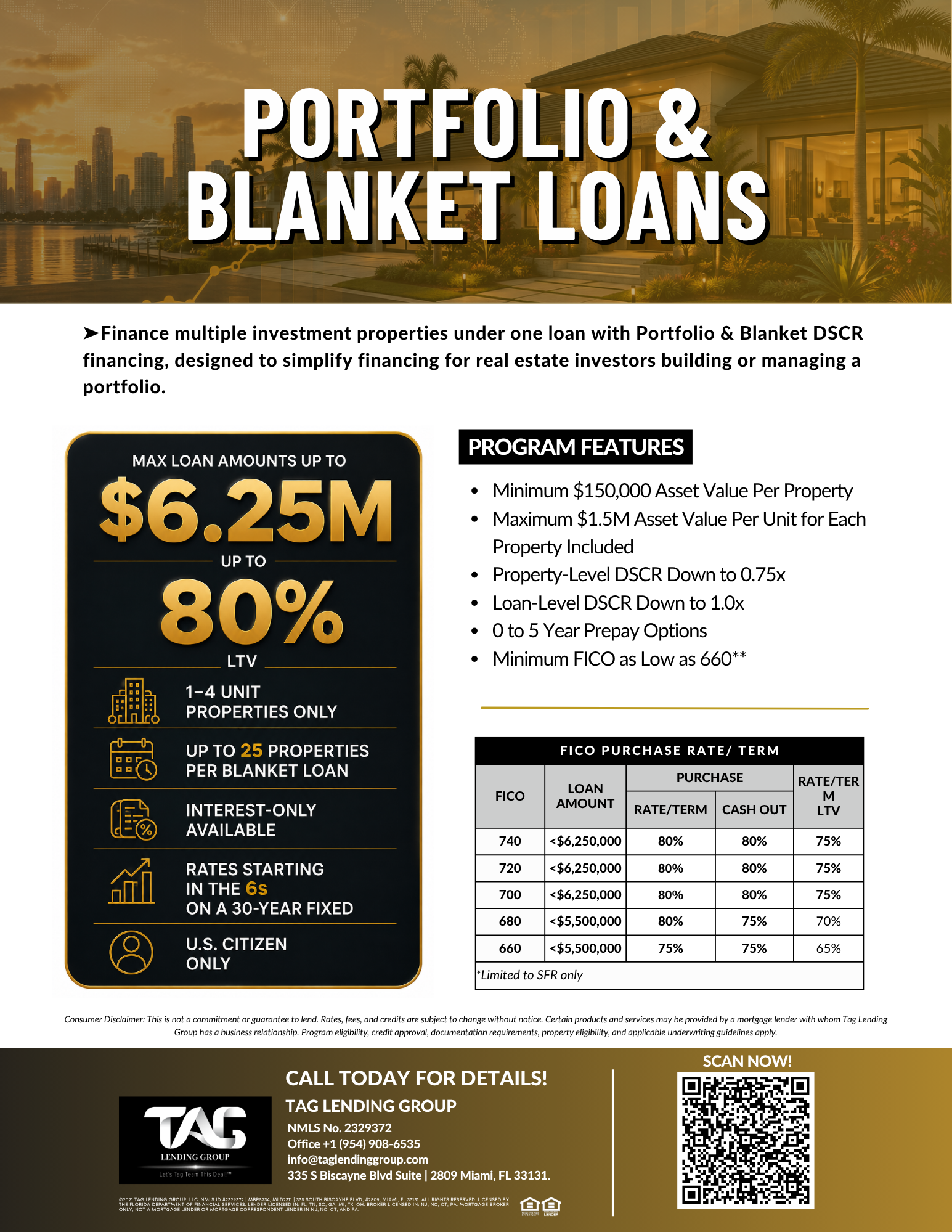 Portfolio and Blanket Loans Overview