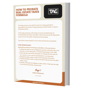 How To Prorate Real Estate Taxes? cover