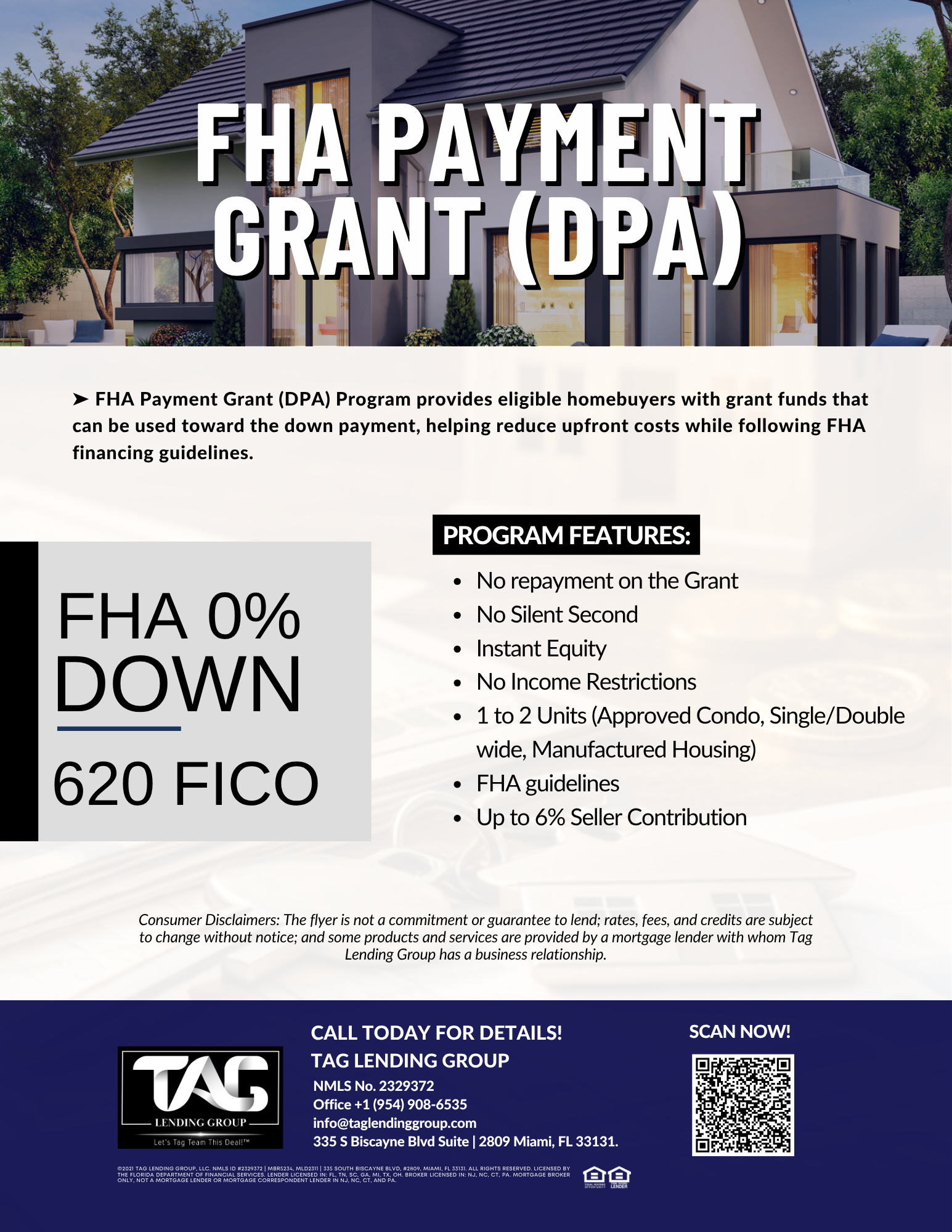 FHA Payment Grant Overview