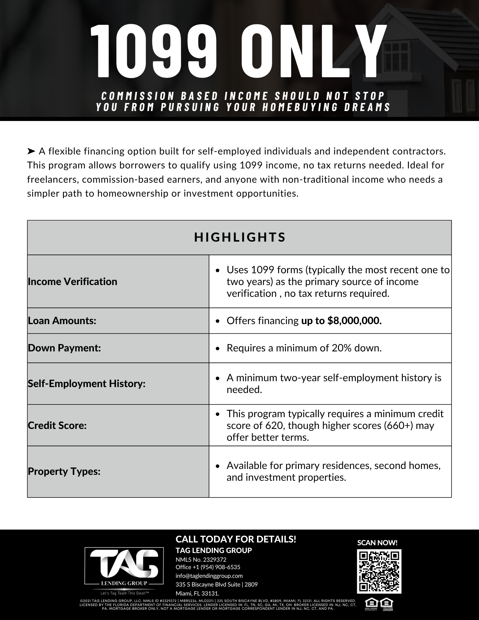1099 Only Program Overview